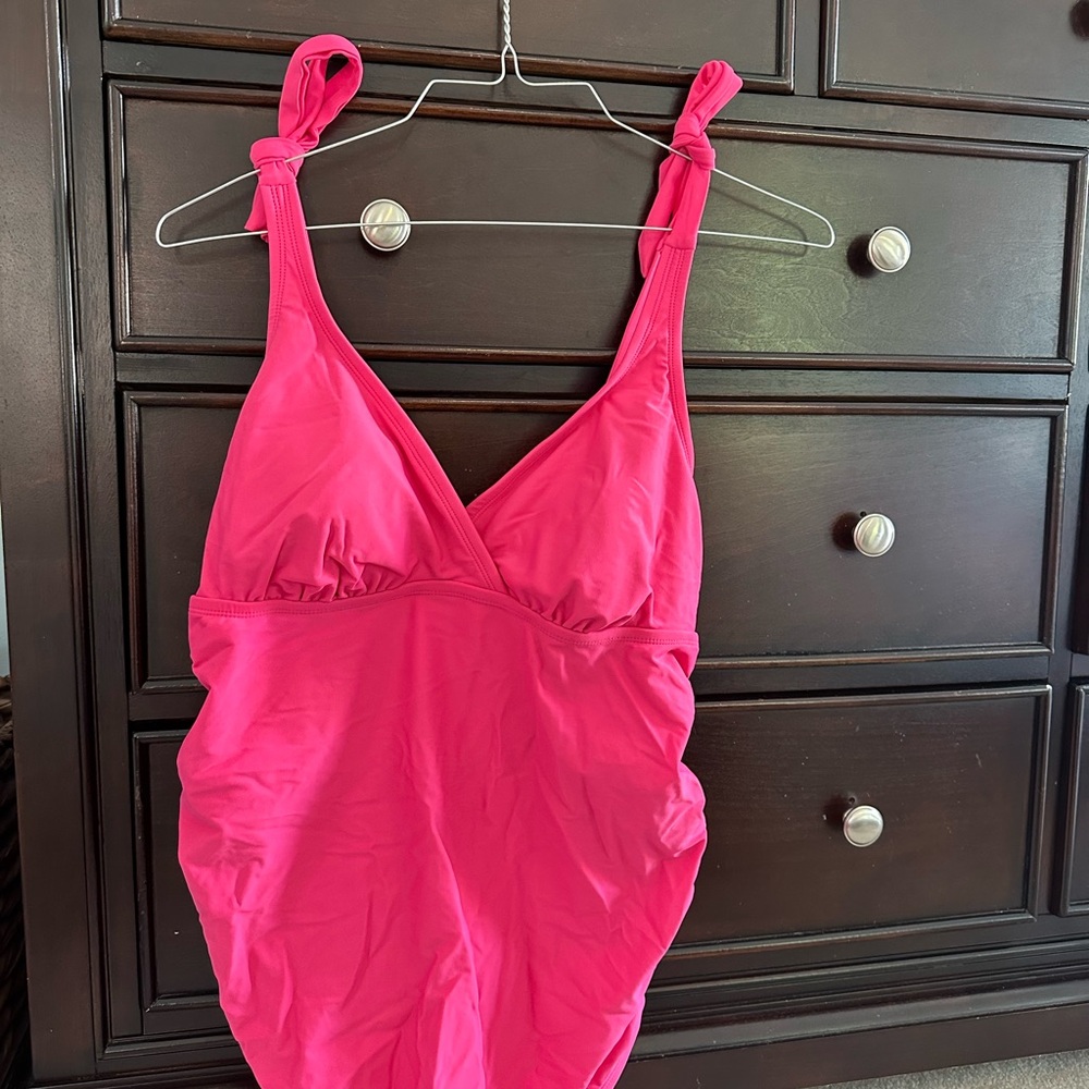 Pink Maternity Swimsuit